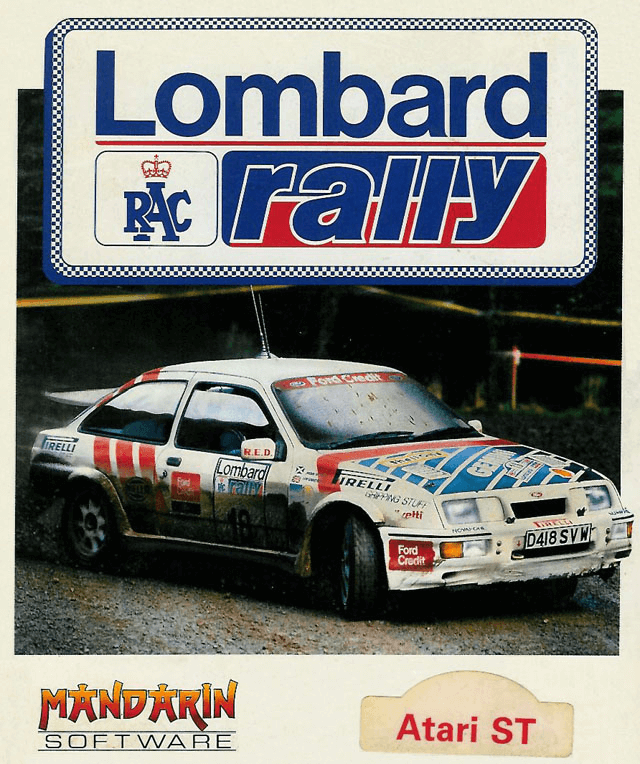 Lombard Rally box art for Atari ST